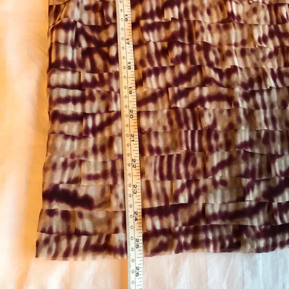 🌟ANN TAYLOR Maroon Ribbon Front Shell, XS - Picture 6 of 7